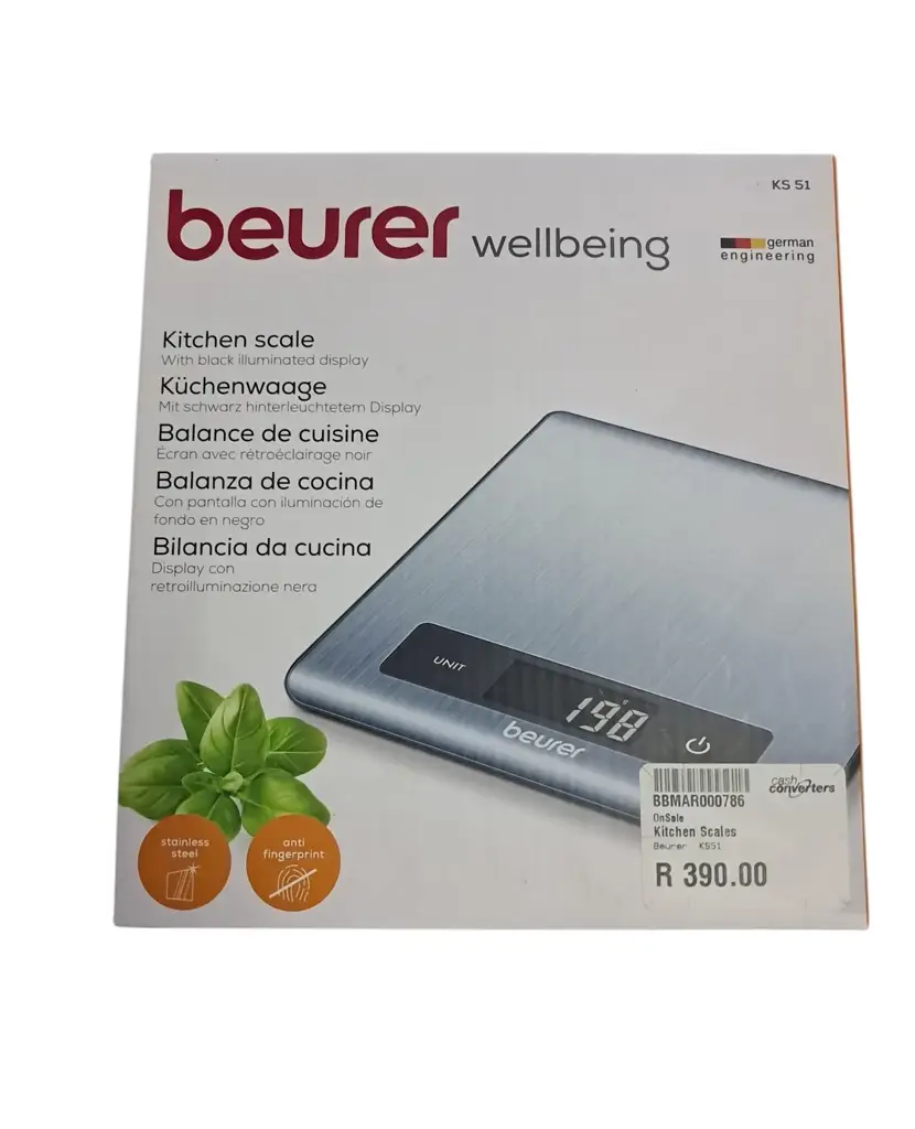 Beurer Ks51 Kitchen Scale