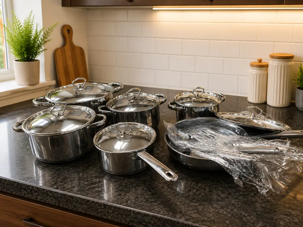 Chukbok 15-Piece Stainless Steel Cookware Set