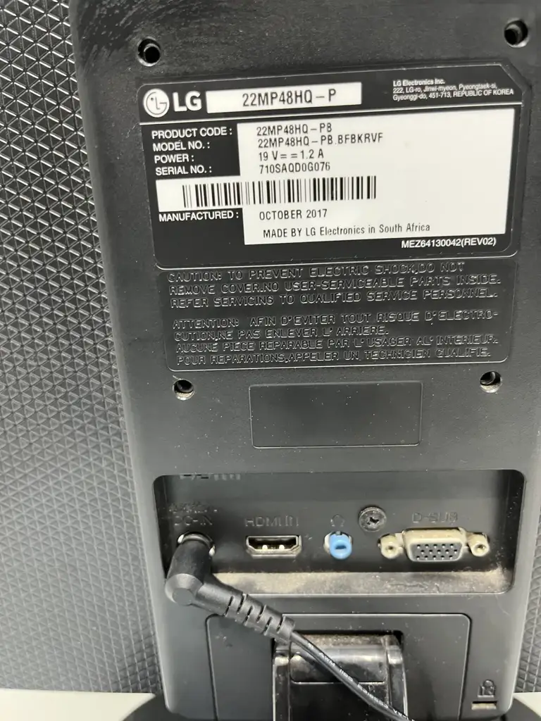 Lg 22Mp48hq 21.5" Led Monitor - View 2