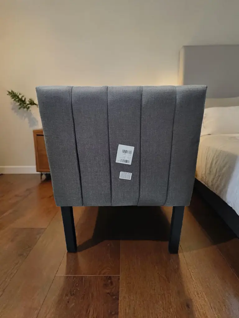 Taylor Headboard Charcoal Single Bed