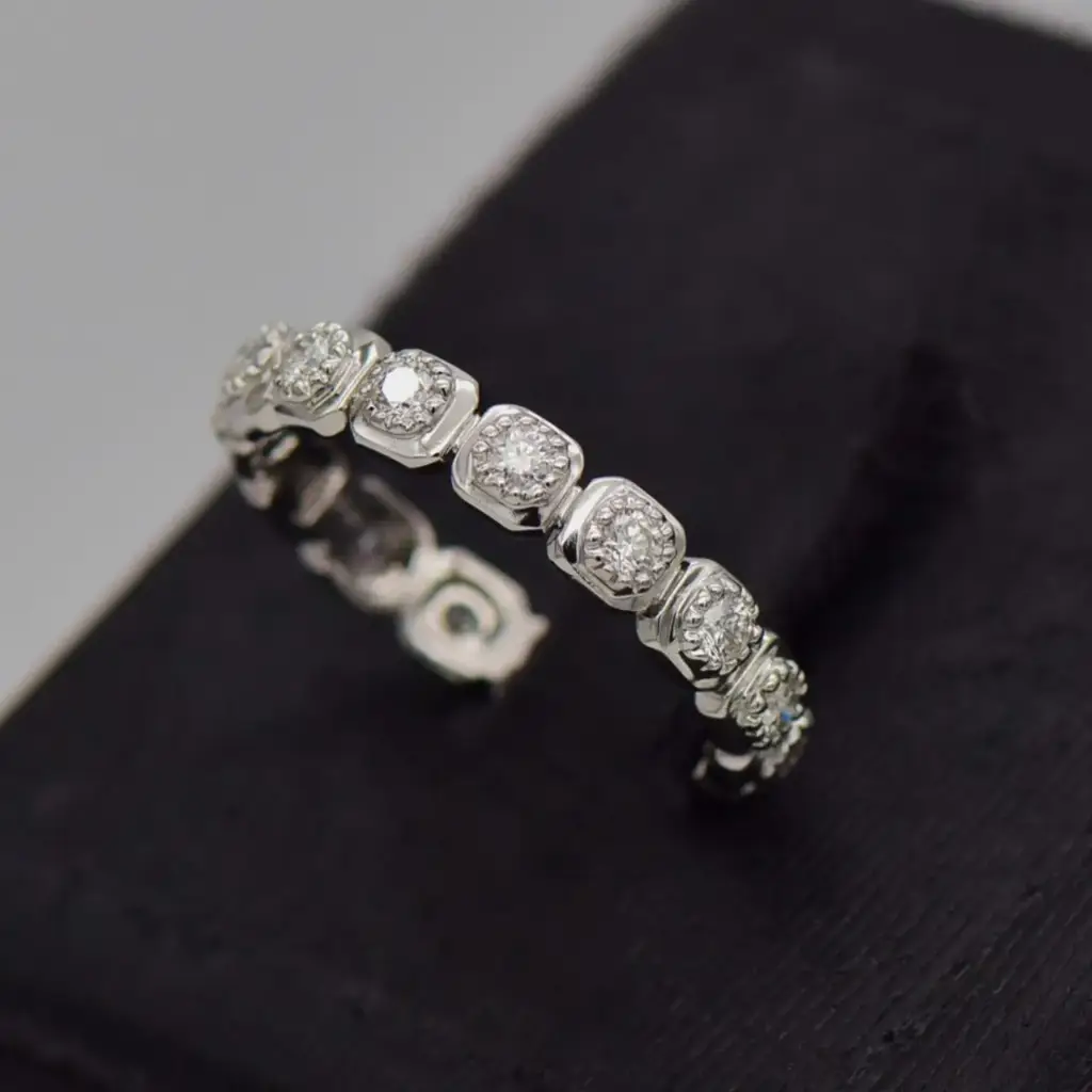 18ct White Gold Eternity Ring