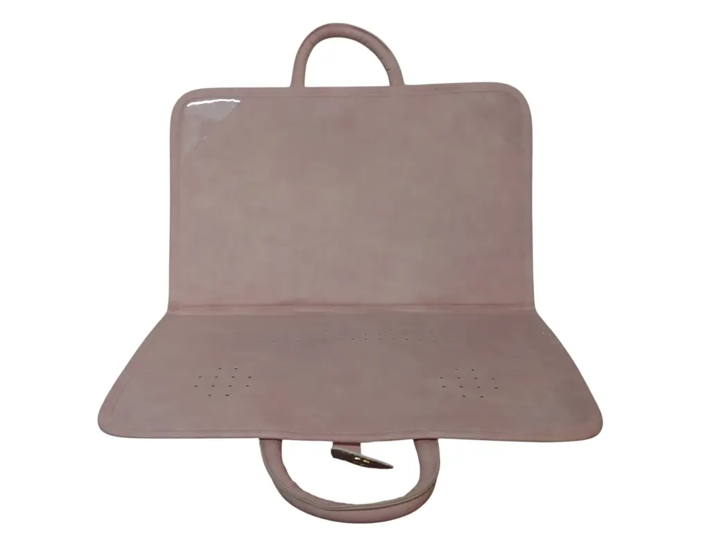 Pink Pu Leather Laptop Protective Case With Handle Laptop Bag (14 Inch) - View 2