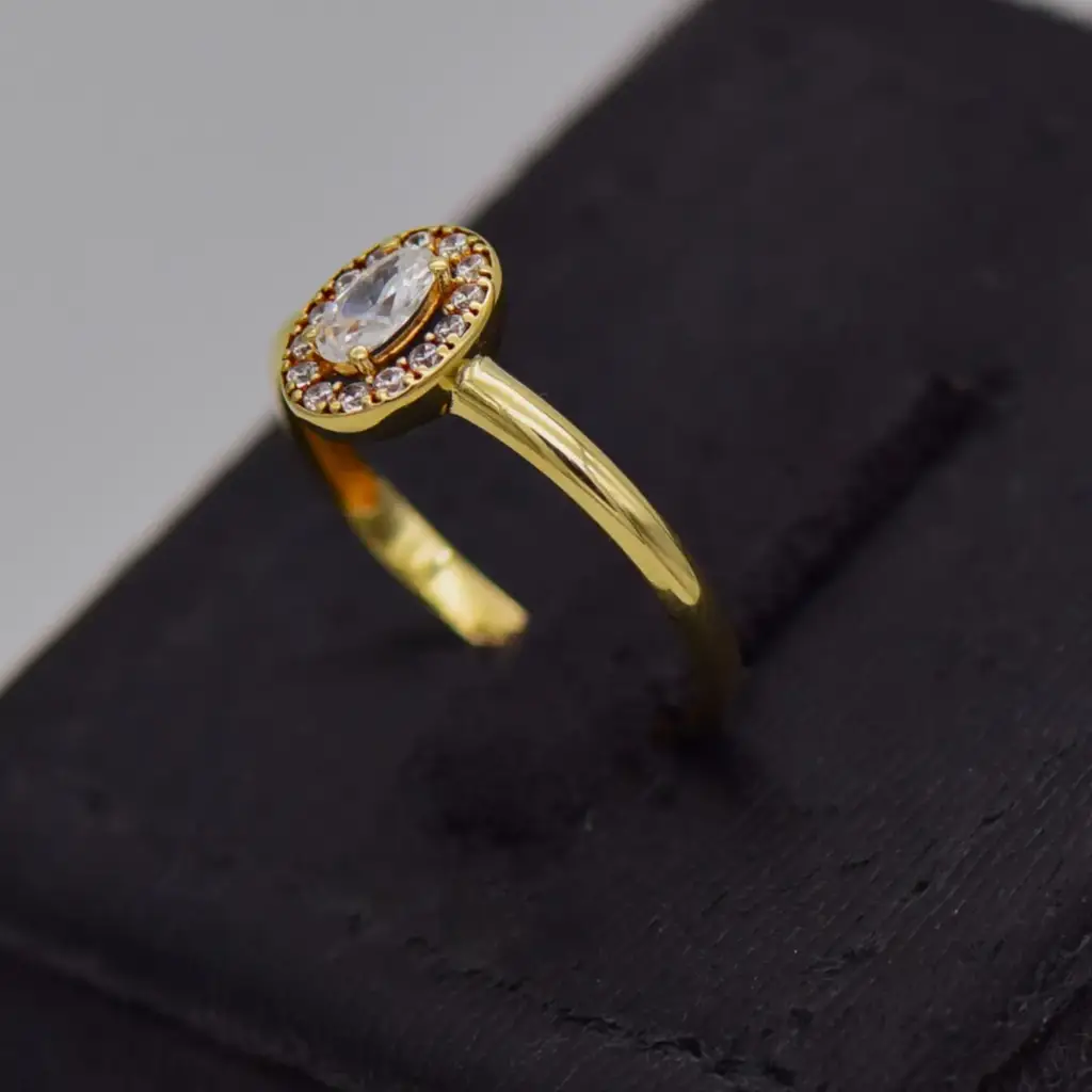 9ct Yellow Gold Dress Ring - View 3