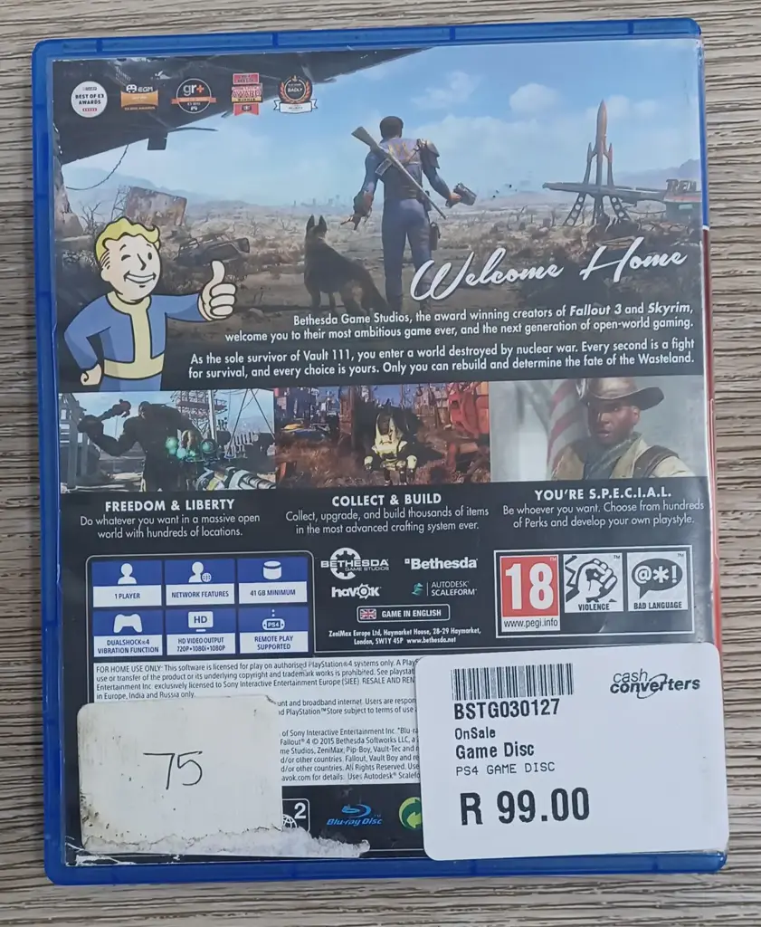 Ps4 Game Disc – Fallout 4 – Second‑Hand - View 3