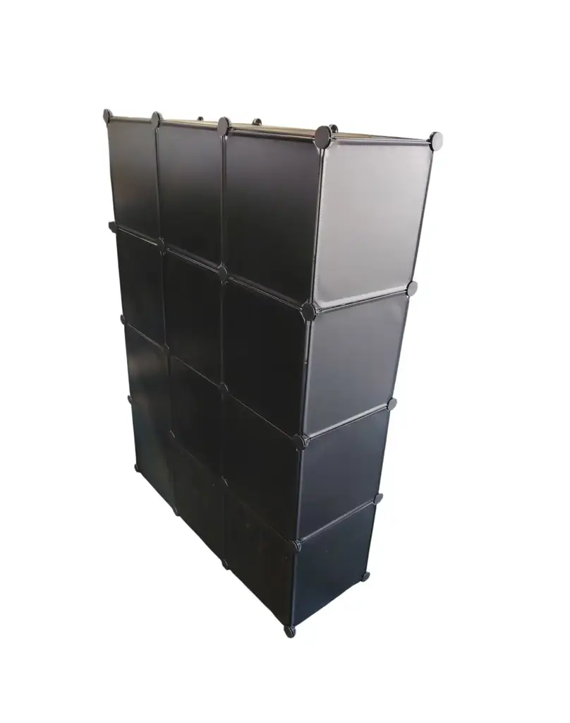 4-Tier 12-Cube Storage Shelf Organizer - View 2