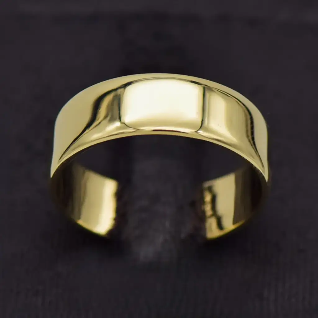 9ct Yellow Gold Wedding Band Plain