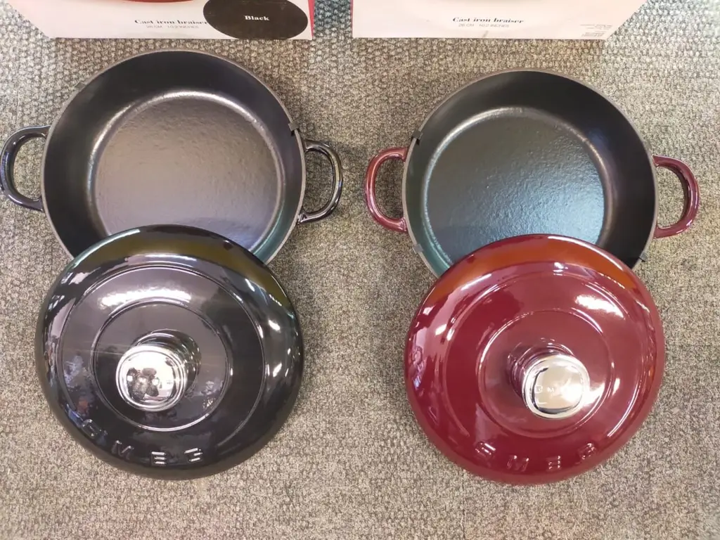 Smeg Cast Iron Braiser 26Cm -10.2Inches Set Of 2 - View 5