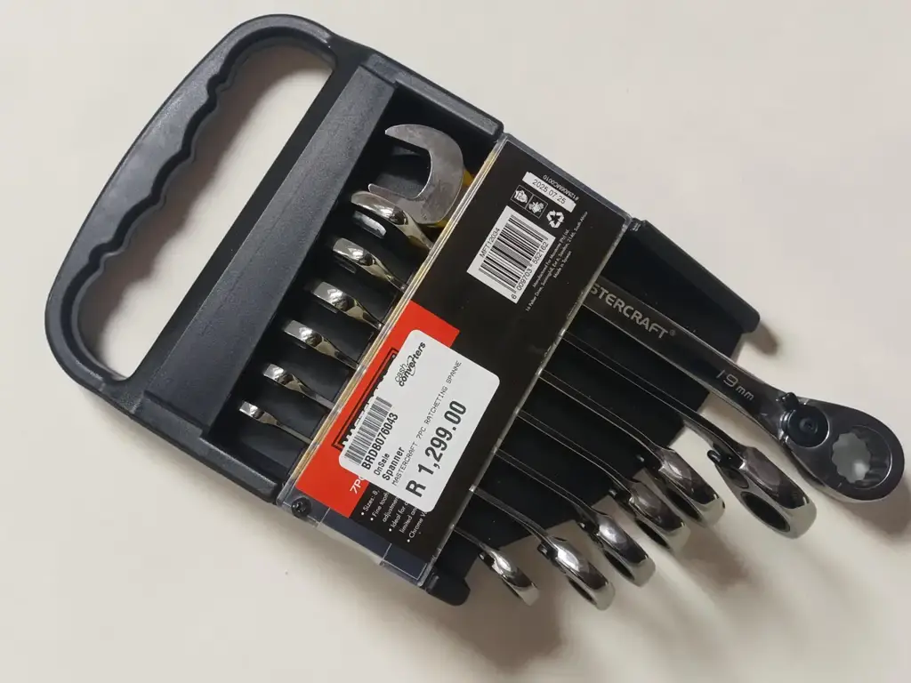 Mastercraft 7-Piece Ratcheting Spanner Set (Mft12034)