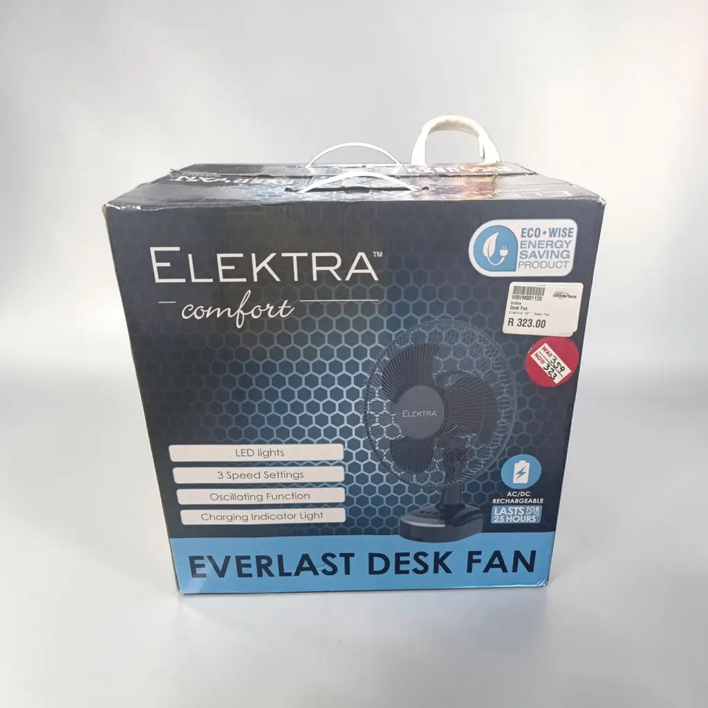 Elektra 12'' Desk Fan