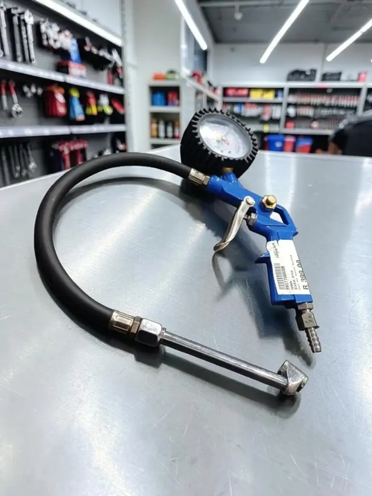 Gauge Air Line Tire Pump - View 2