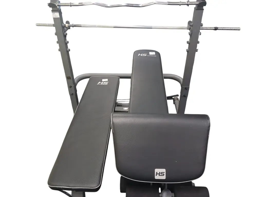 Hs Fitness Weight Set With Barbell - View 5