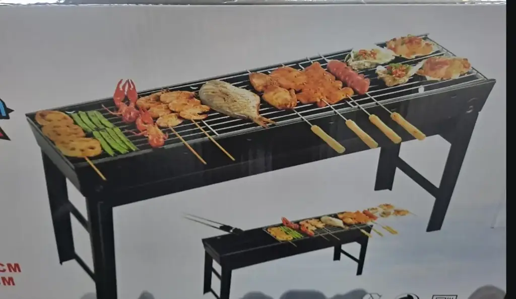 Portable Folding Barbeque Grill - View 3