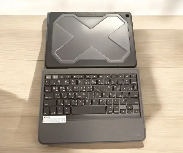 Zagg - Rugged Book/Messenger - 9.7-Inch Ipad Keyboard Case