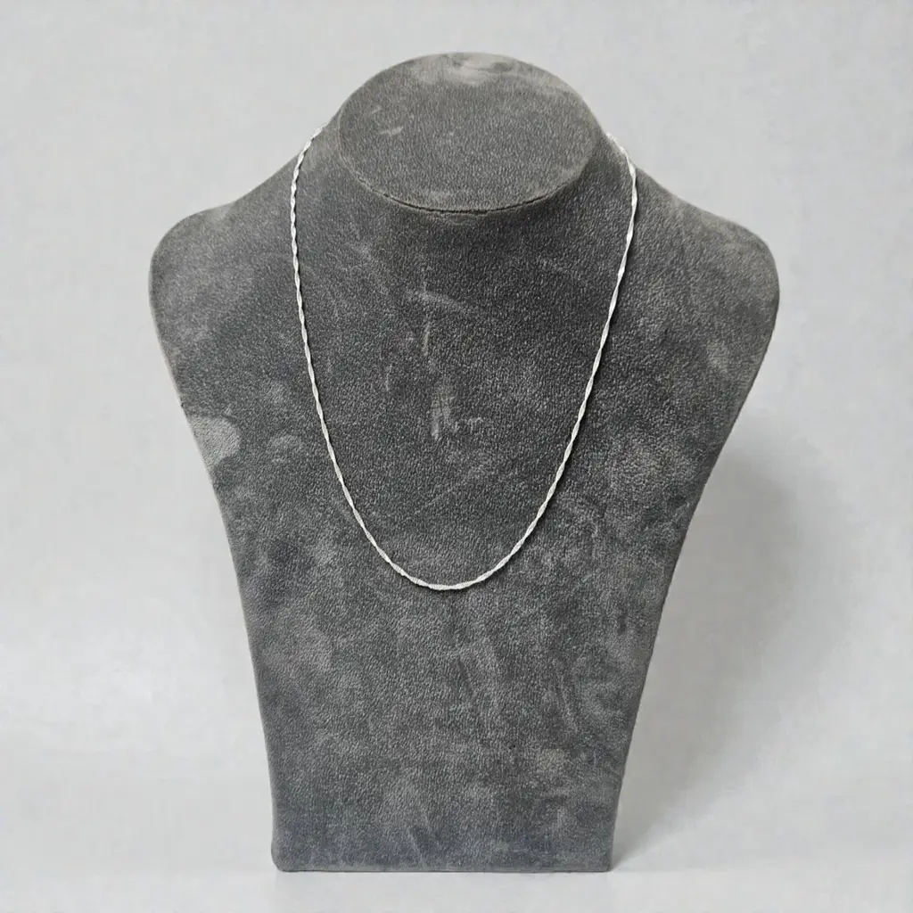 925 Sterling Silver Twist Chain