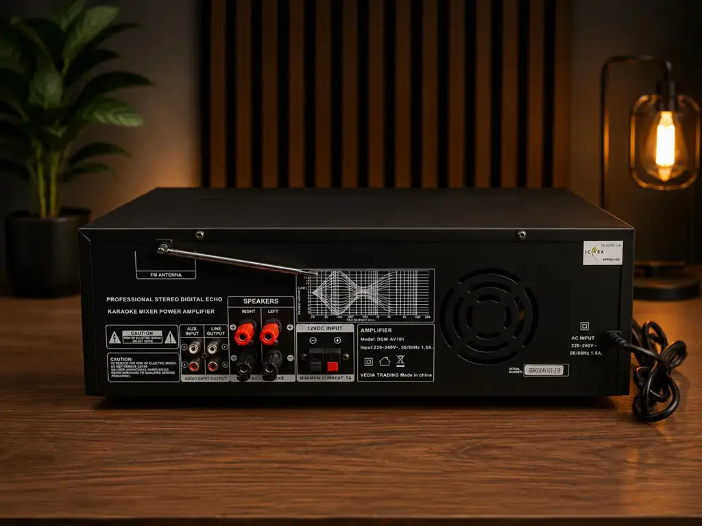 Digimark Dgm-Av101 Multimedia Digital Karaoke Audio Power Amplifier - View 2