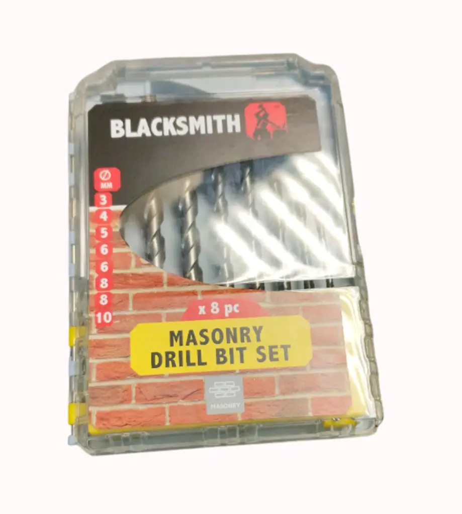 Blacksmith 8-Piece Masonry Drill Bit Set