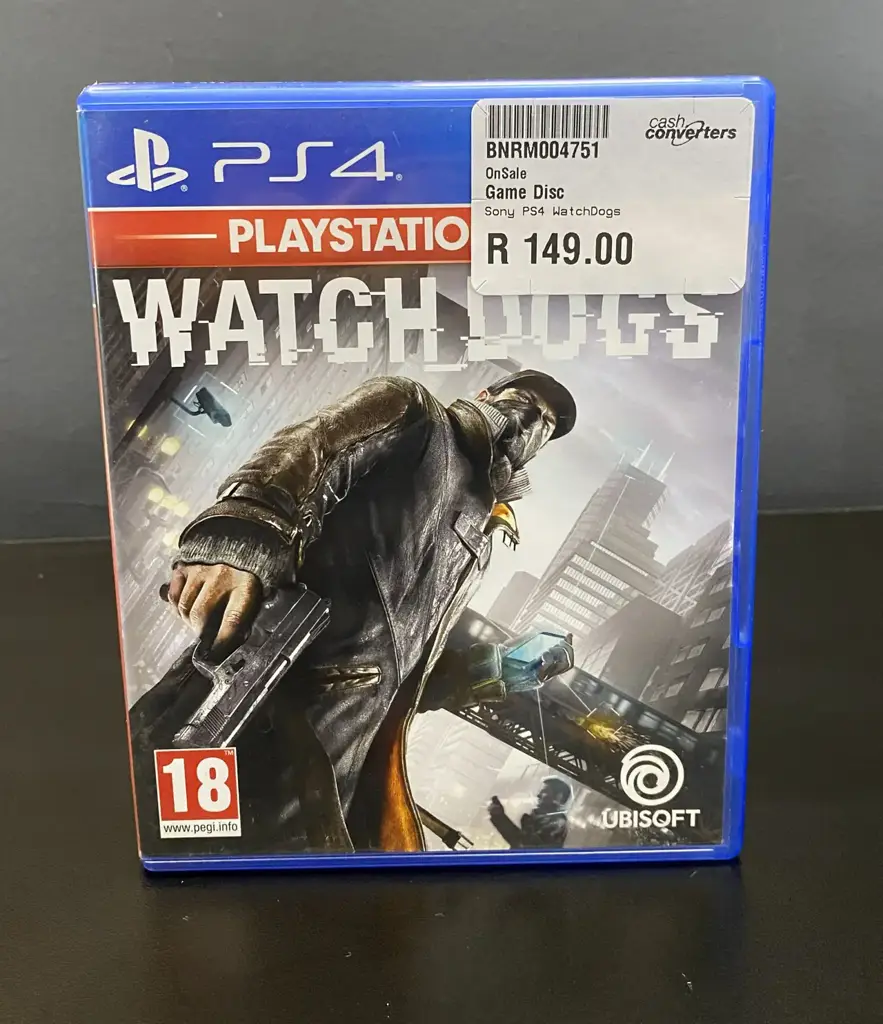 Playstation 4 Watch Dogs Game