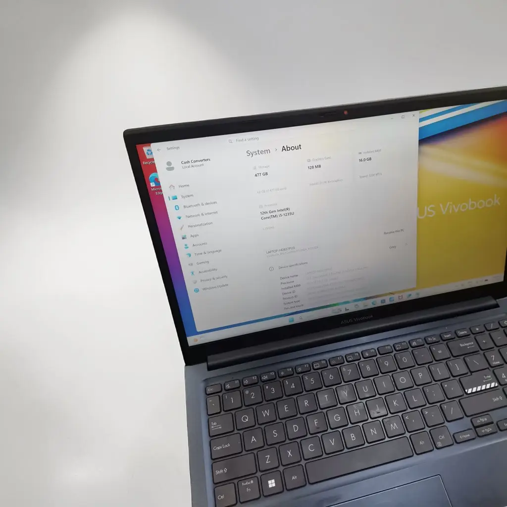 Vivobook_Asus X1504za Core I5 Ram16gb 512Gb Ssd Laptop - View 2