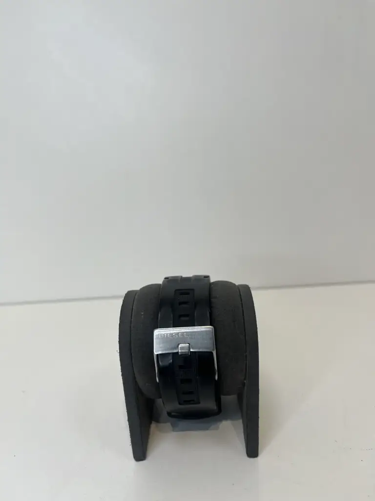 Diesel Unisex Armbar -Dz1819silicone Black Round Silicone Watch - View 4