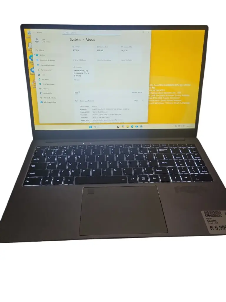Intel Nb02 Notebook - View 2