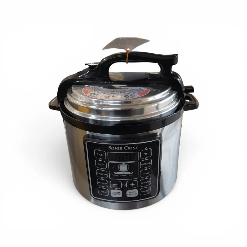 Silvercrest 6L Multifunction Digital Smart Pressure Cooker - Stainless Steel