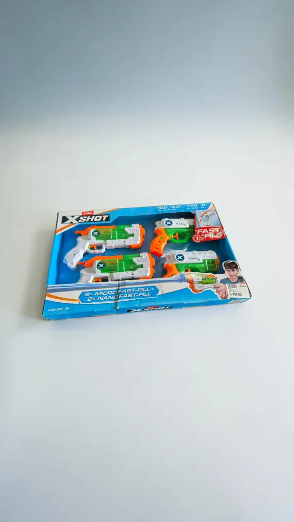 Xshot Water Nano Fast Fill Nano & Micro Value Pack Water Blasters - 2Pk