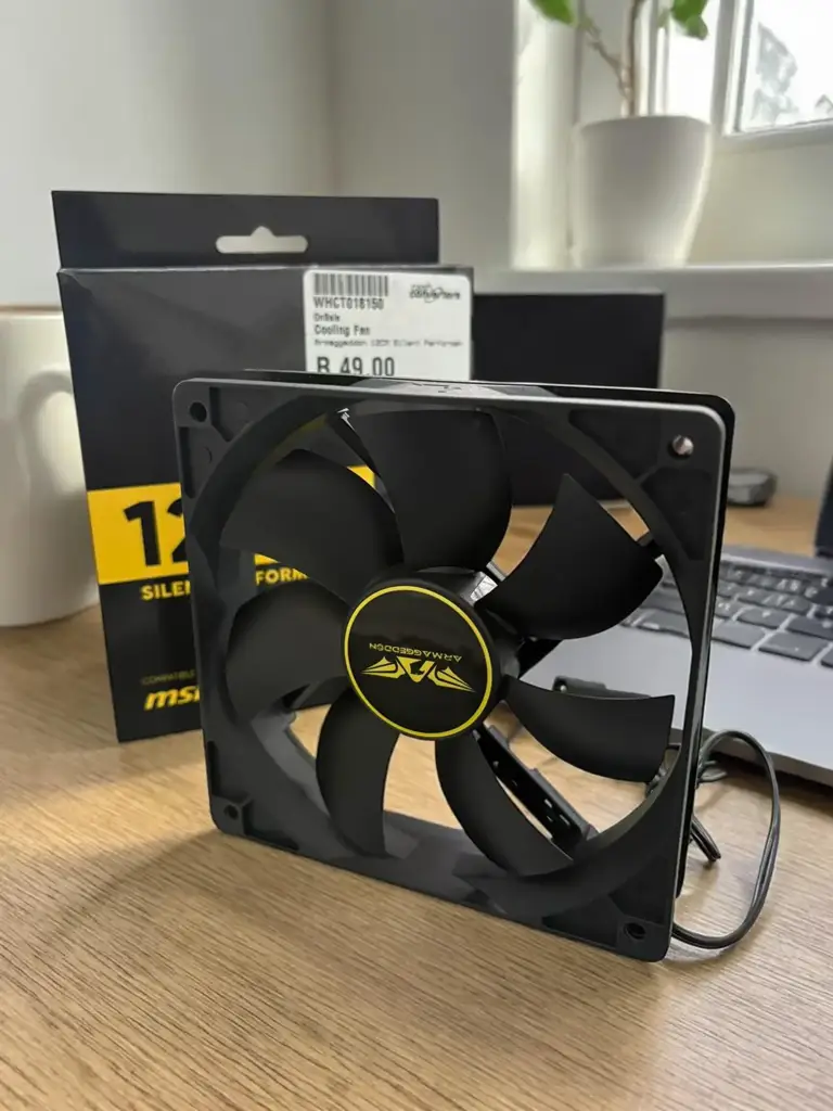 Armaggeddon Silent 12Cm Black Fan