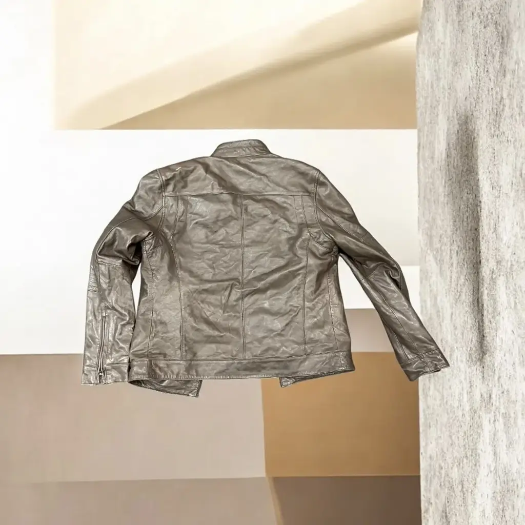 Demim Gerrard Leather Jacket - View 2
