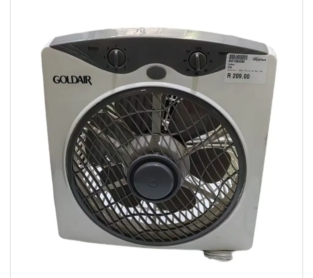 Goldair 25Cm Slimline Box Fan: