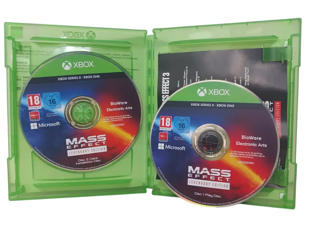 Xbox One Mass Effect Legendary Edition Game Disc