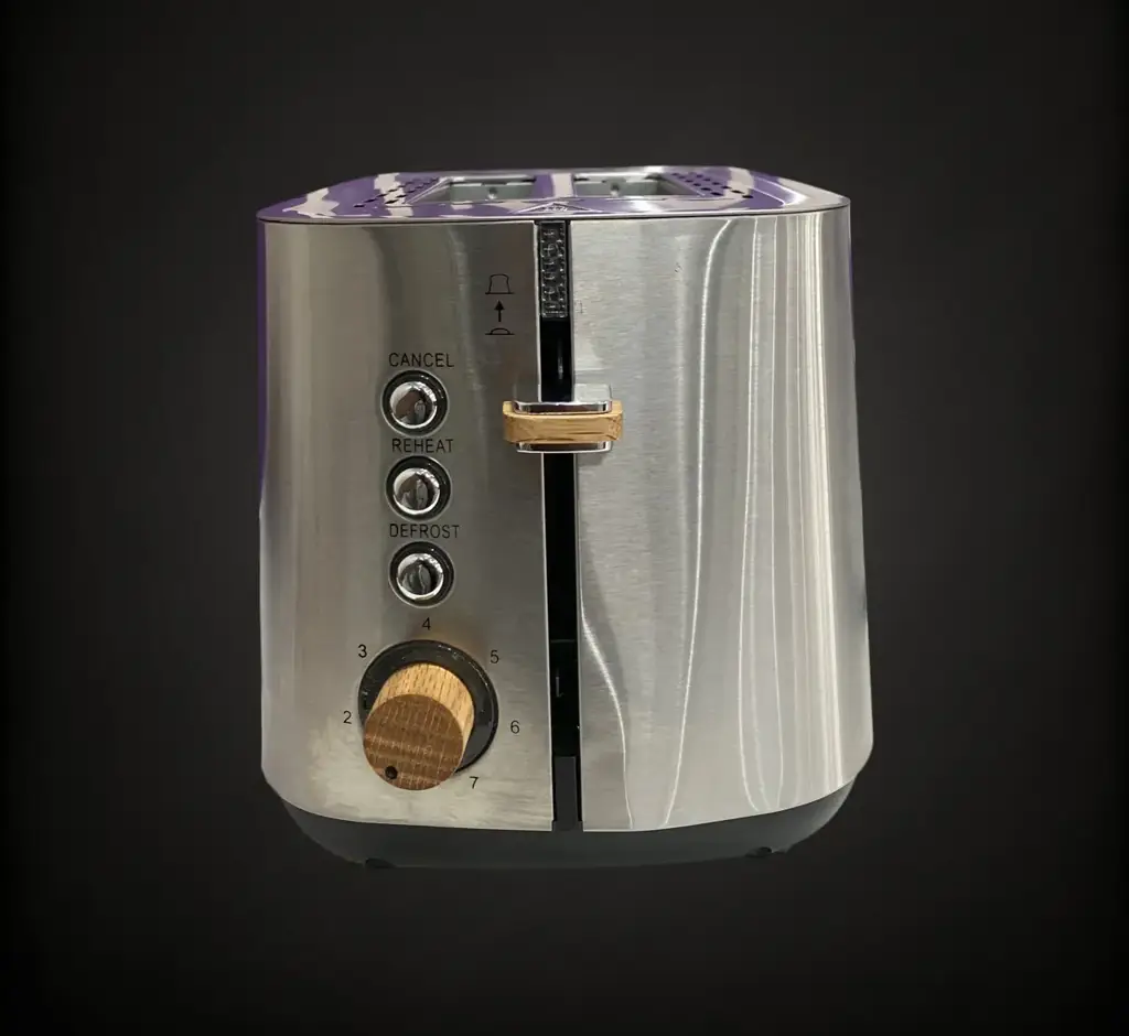Boden Stark Anson Collection 2-Slice Stainless Steel Toaster (Bs-Ts201) - View 2