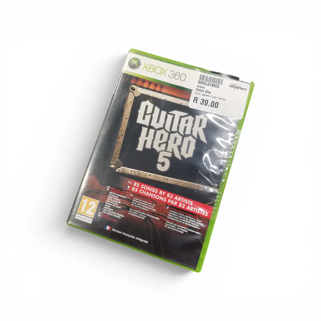 Guitar Hero 5 X Box 360 Game