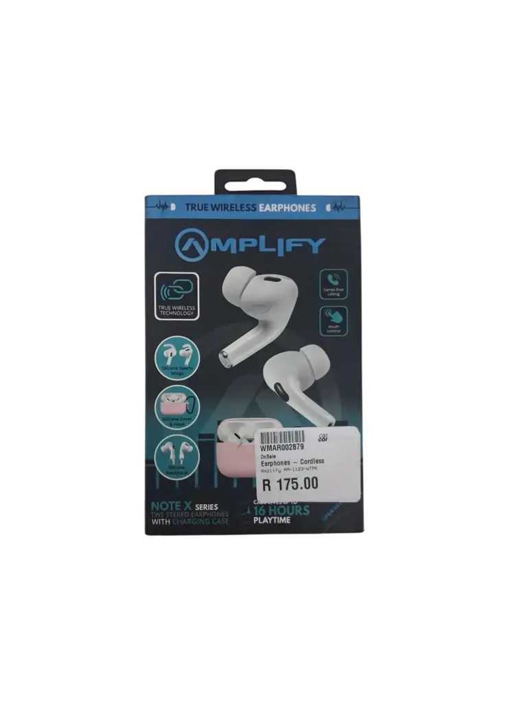 Amplify Am-1123-Wtpk Wireless Earphones