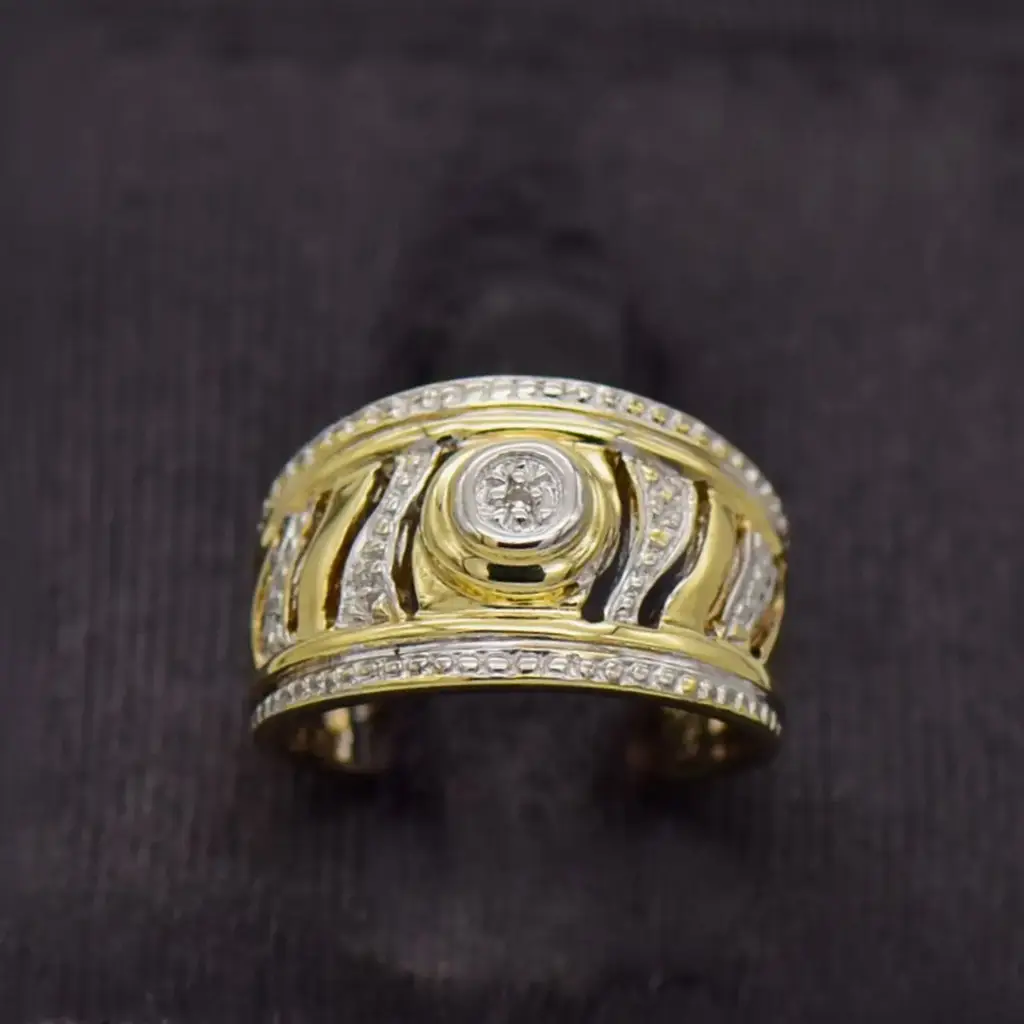 9c Yellow Gold Dress Ring
