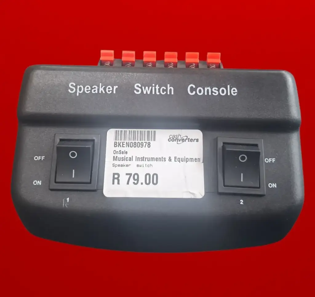 Speaker Switch Console