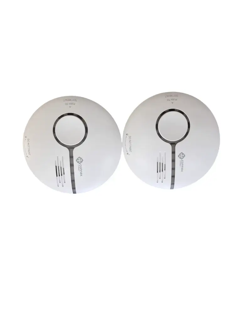 Connex Smart Wi-Fi Smoke Detector Alarm Twin Pack - View 2