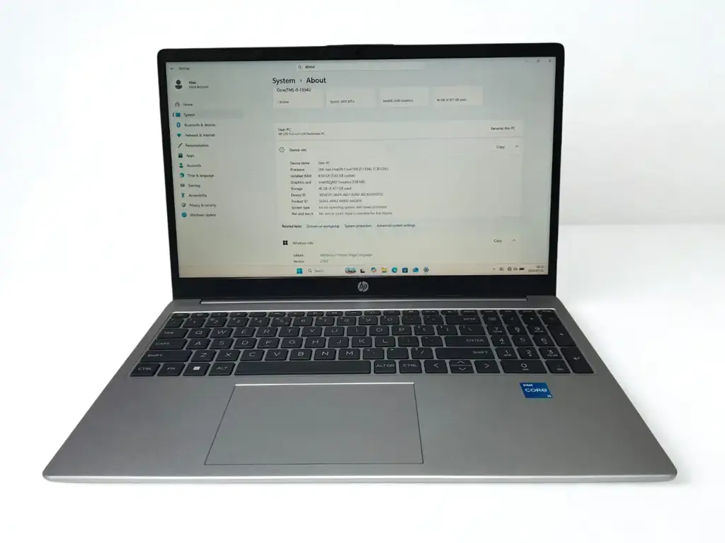 Hp 250 15.6 Inch G10 Notebook - View 4