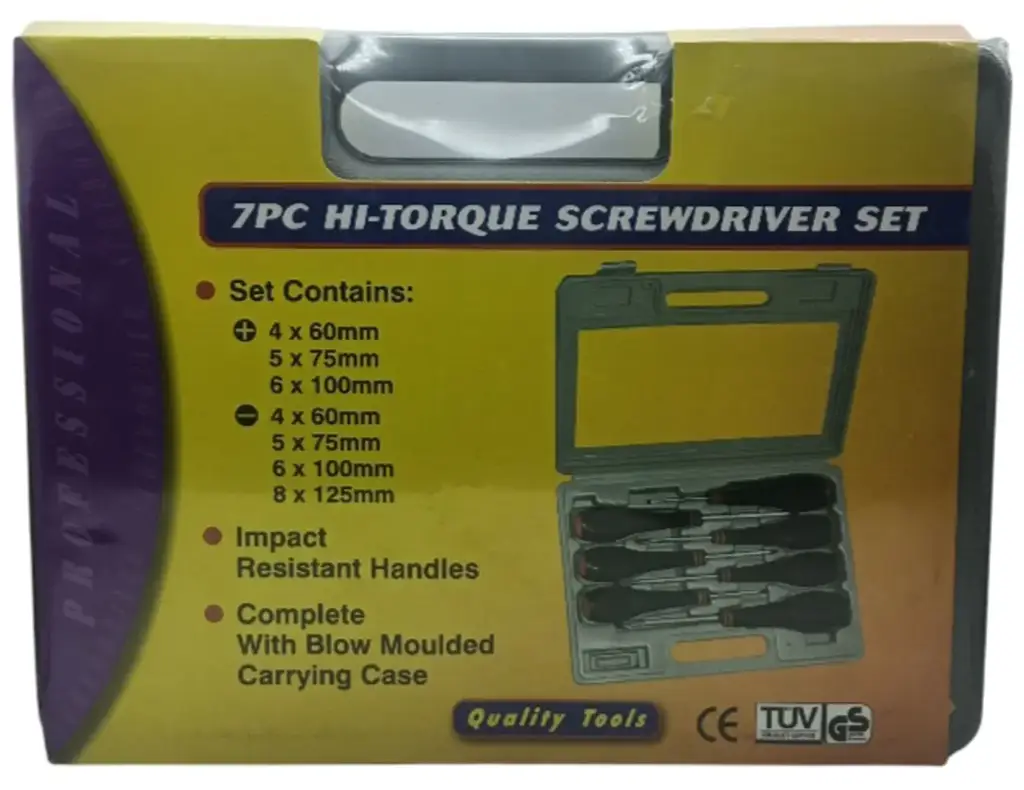 Autopro 7Pc Hi-Torque Screwdriver Set - View 2
