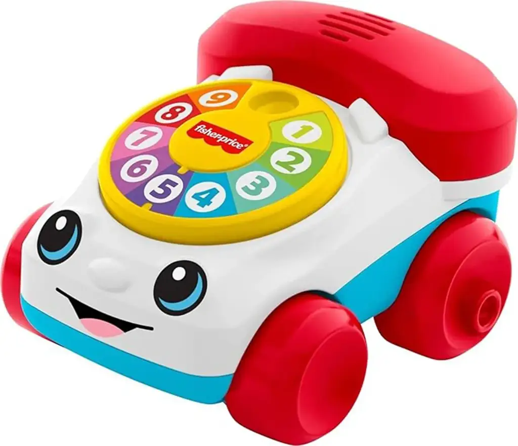 Fisher-Price Chatter Telephone Vehicle Push-Along Toy With Sounds