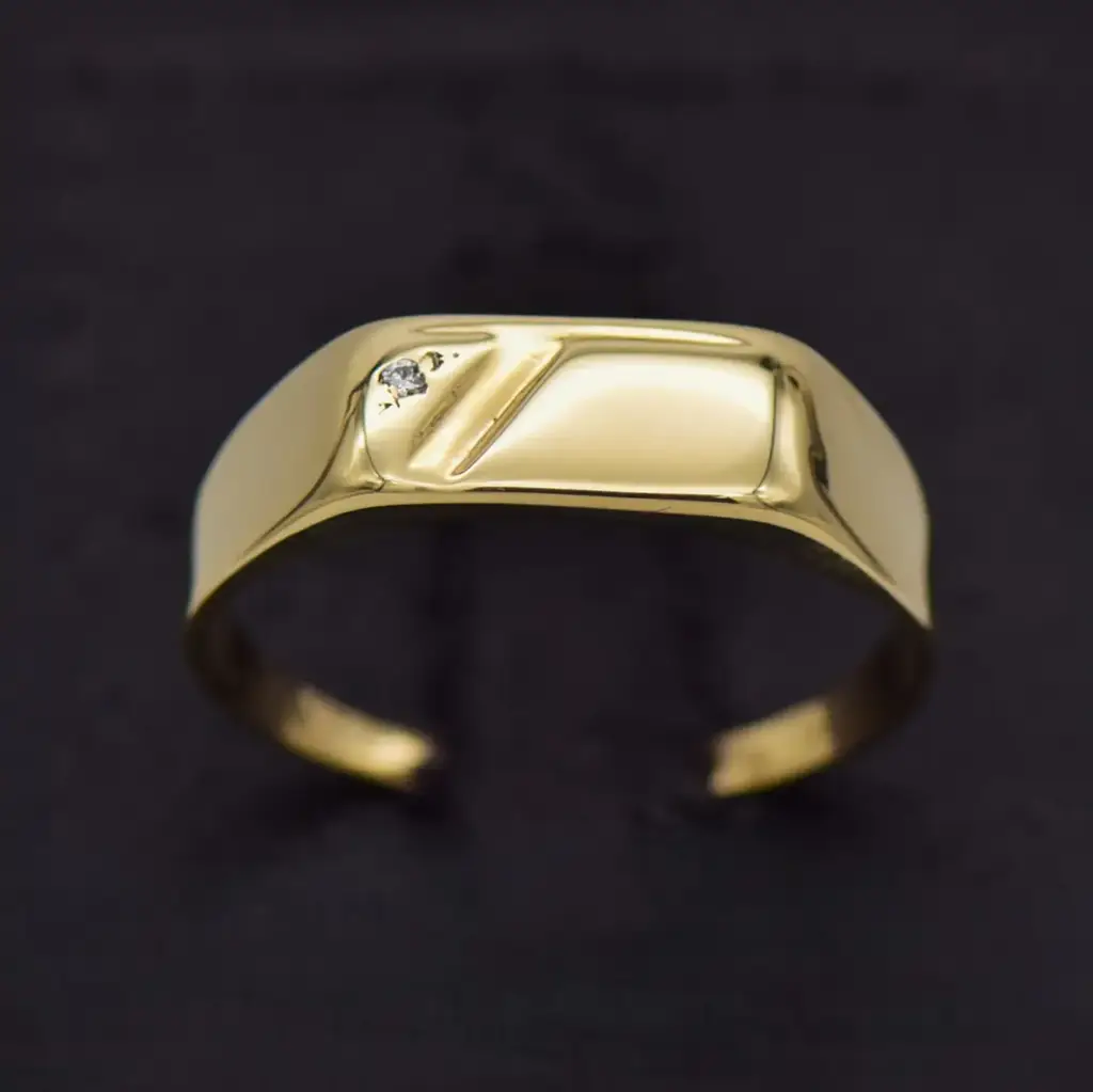 9ct Yellow Gold Men's Ring