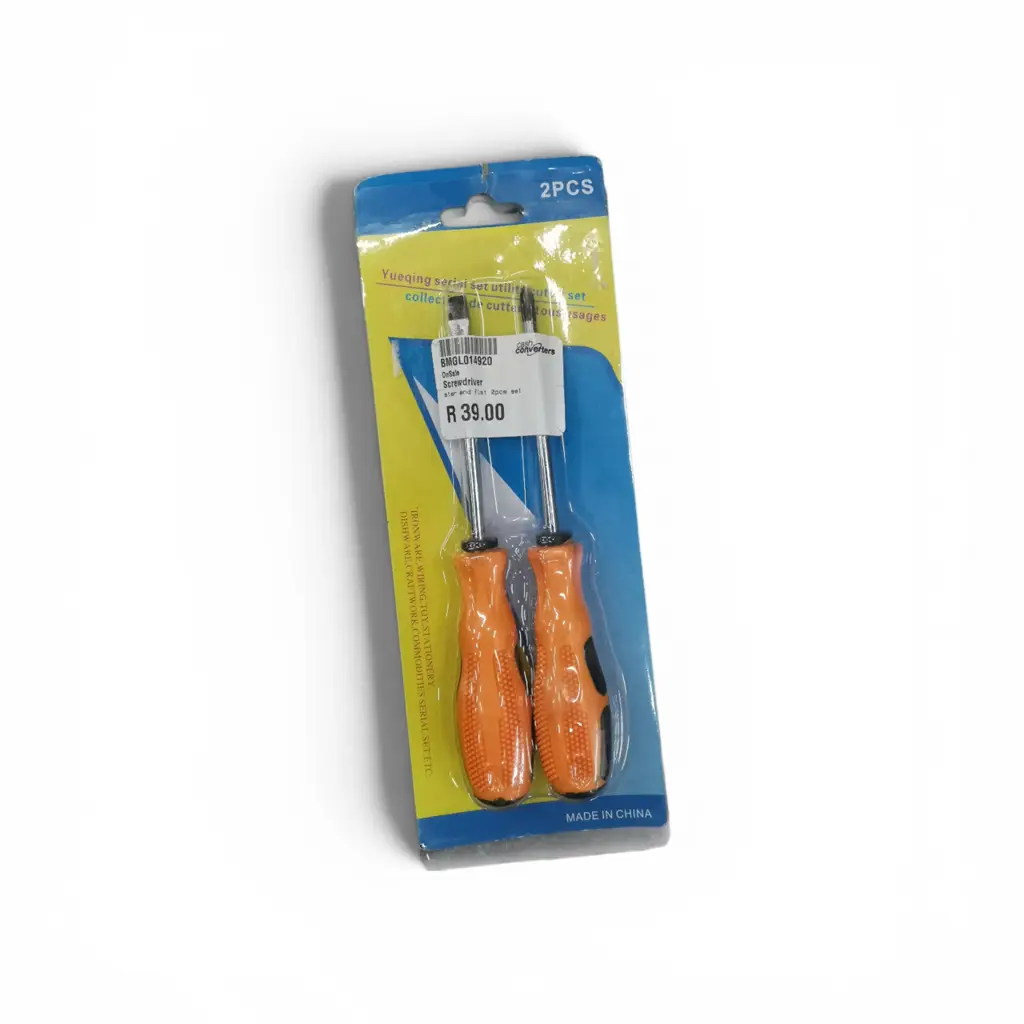 2Pc Screwdriver Flat And Star