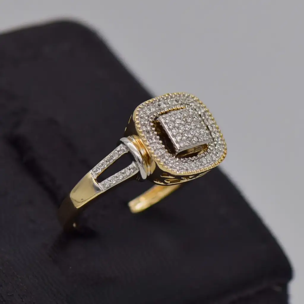 9ct Yellow Gold Dress Ring - View 2