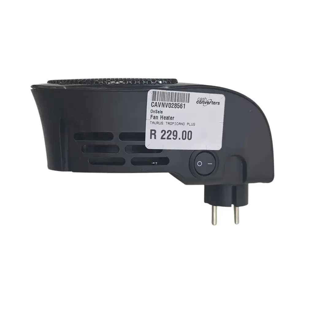 Taurus Tropicano Plug 500W Cordless Mini Heater - View 3