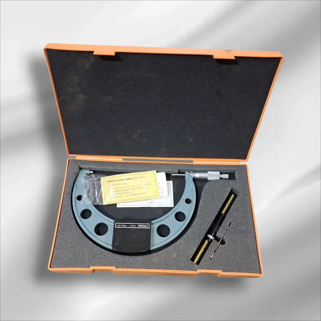 Mitutoyo 150–175 Mm Standard Mechanical Outside Micrometer