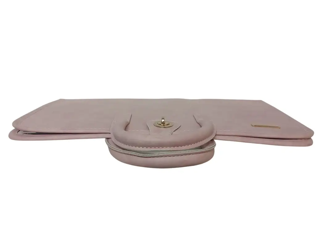 Pink Pu Leather Laptop Protective Case With Handle Laptop Bag (14 Inch) - View 4