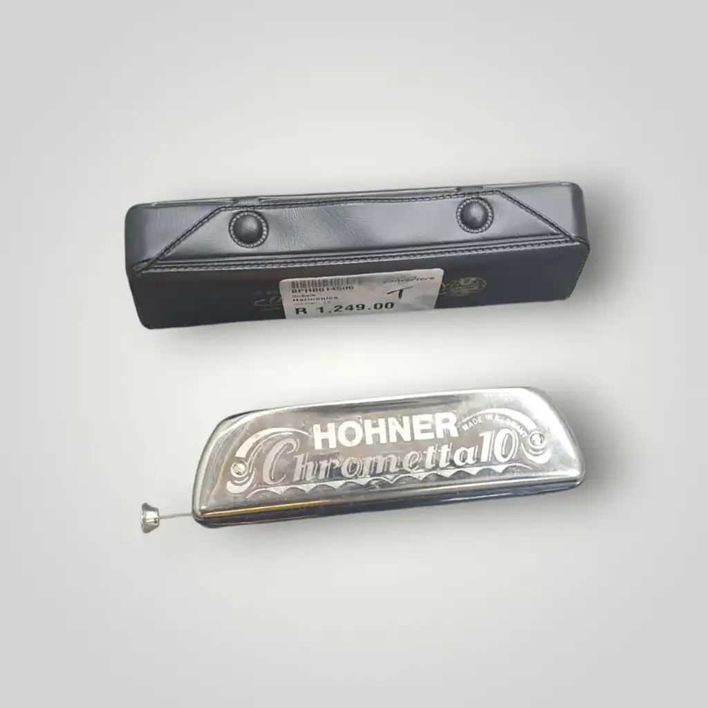Hohner Chrometta 10 Chromatic Harmonica – 40 Reed