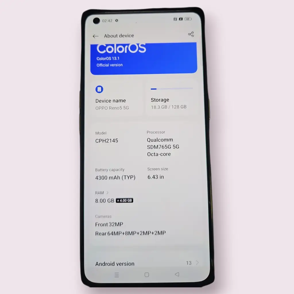Oppo Find X3 Lite8gbram/128Gb - View 3