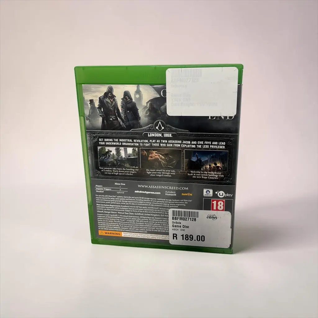 Assassins Creed Syndicate Xbox One - View 3