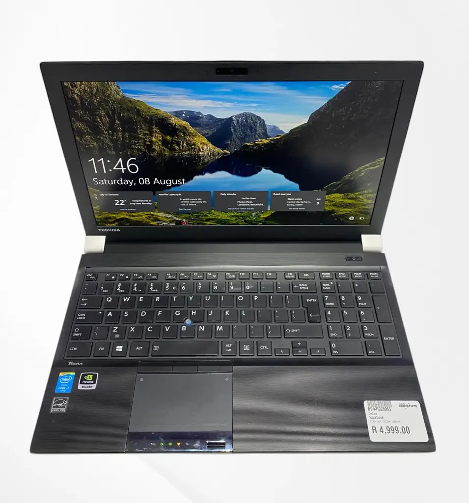 Toshiba Tecra W50-A I7-4810Mq Laptop (1Tb) - View 2