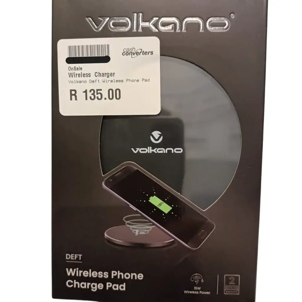 Volkano Deft Wireless Phone Charger Pad (Vk-8042-Bk)